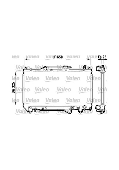 Valeo 732754 Radyatör Toyota Avensıs 2.0 İ 16v 97 00 1640003190- 16400- 03190