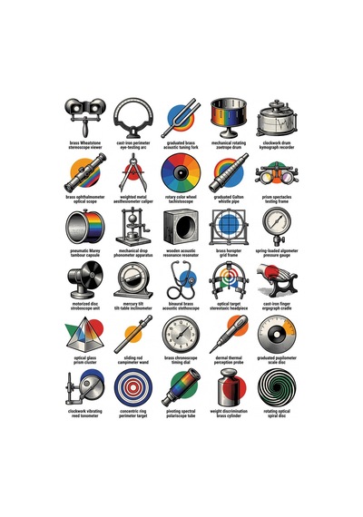 30 Adet Retro Bilimsel Deney Aletleri Sticker Seti - Laptop, Defter, Ajanda Çok Renkli