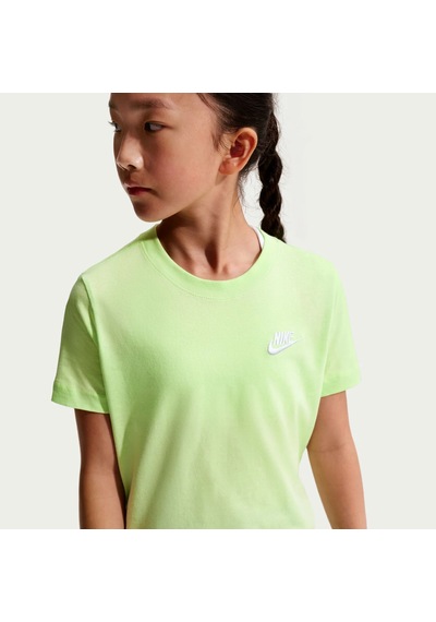 Nike Nsw Tee Emb Futura Yeşil Pamuklu Çocuk T-shirt