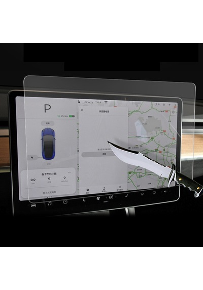 Tesla Model Y Araç Multimedya Ekran Koruyucu Temperli Cam