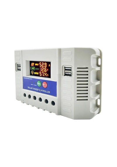 Pm-50a 12v-24v-36v-48v 50 Amper 4 Usb Li Dijital Otomatik Solar Şarj Regülatörü