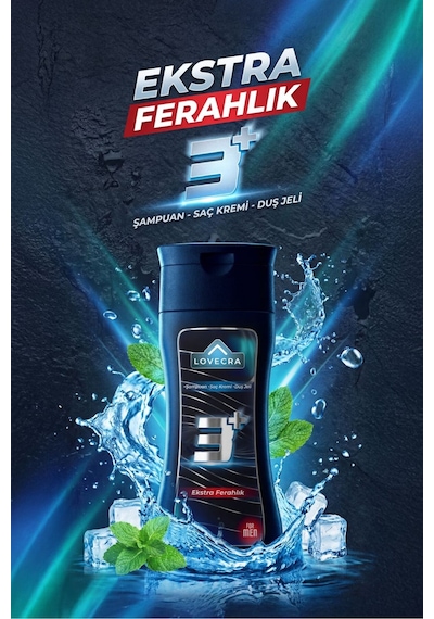 Şampuan Saç Kremi Duş Jeli For Men 3 Etkili Onarıcı Güçlendirici Bakım Besleyici 290 Ml Tüm Saç Tipleri