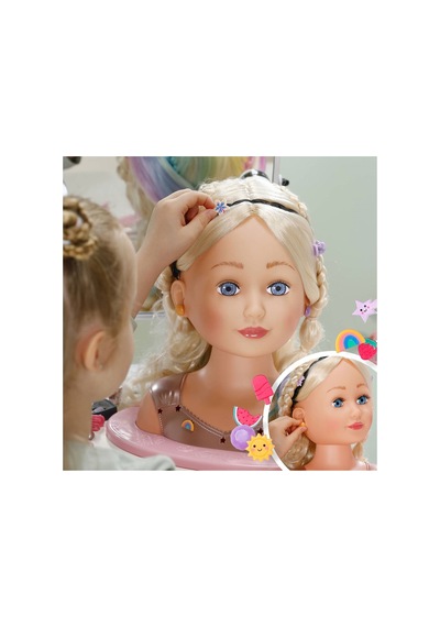 Baby Born Gökkuşağı Saç Tasarım Büstü 839379