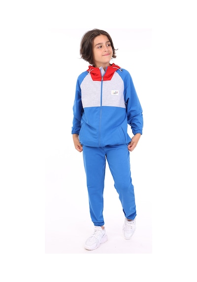 Toontoy Kids Toontoy Erkek Çocuk Eşofman Takım Saks Mavisi