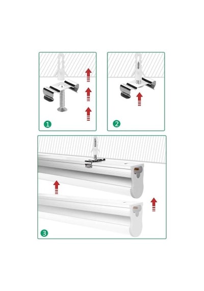 30 Cm, 4 Watt 6500 Kelvin, Beyaz Işık Eklenebilir Bant Armatür, Eklenebilir Led Armatür 220v Armatür Beyaz