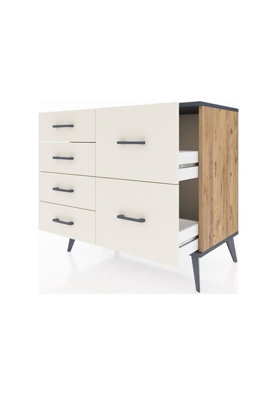 Hyperion Şifonyer 6 Çekmeceli 88x44x80 Çam-antrasit/aytaşı Antrasit/aytaşı Hyperion Şifonyer 6 Çekmeceli 88x44x80 Çam-antrasit/aytaşı Antrasit/aytaşı