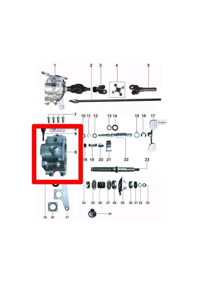 Yukı Yk250zh Ayder Geri Vites Kutusu Boş F1706