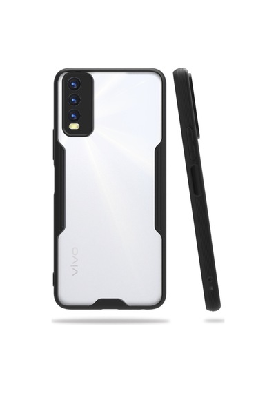 Vivo Y11S ile Uyumlu Kapak Colorful Kamera Korumalı Silikon Kılıf