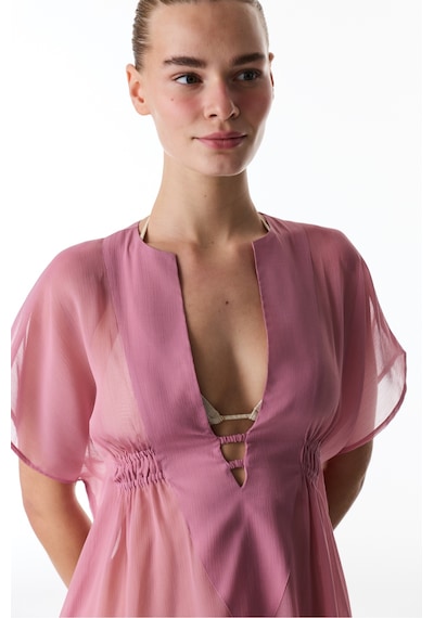 Penti Gül Pembesi Basic Kaftan