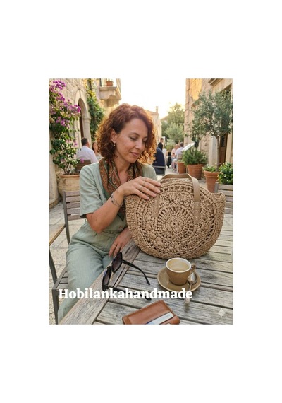 Hobilankahandmade Hasrı Yuvarlak Çanta