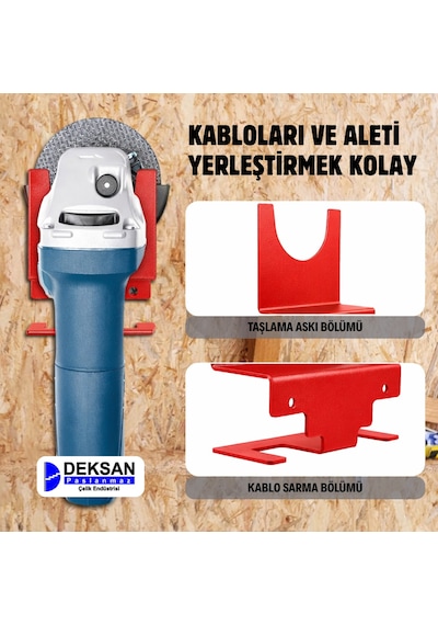 Avuç İçi Taşlama Duvar Askı Aparatı