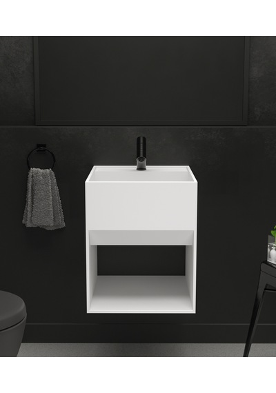Akrilik-Corian Solid Banyo Dolabı (479179563) Beyaz Akrilik-Corian Solid Banyo Dolabı (479179563) Beyaz
