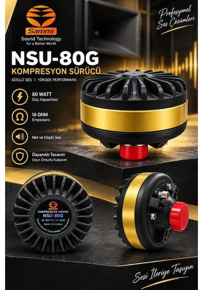 Sammi Nsu-80 Cami Ünit Ezan Hoparlörü 80 Watt 16 Ohm