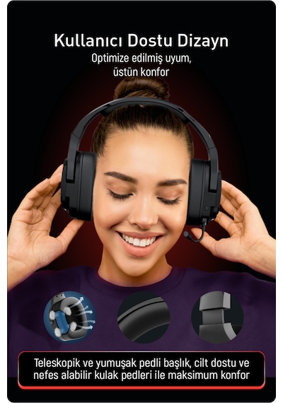 Fashcolle G900 7.1 Virtual Sound Oyuncu Kulaklığı