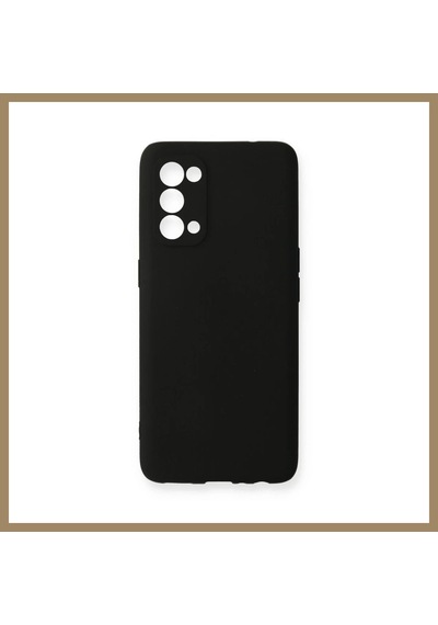 Bezos Reno 5 Pro Kılıf First Silikon - Siyah 22