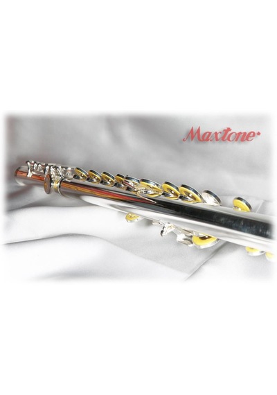 Maxtone Tfc-53se Yan Flüt Gümüş Kaplama Gövde, E-mekanizma Dest