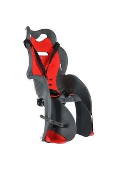 Bike Sky Unisex Çocuk Gri-kırmızı Htp Design Italyan Bisiklet Koltuğu Bagaja Montaj