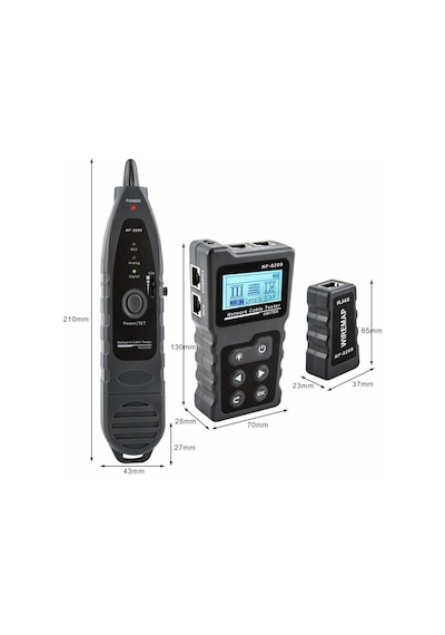 Noyafa Nf-8209 Poe Destekli Kablo Bulucu Ve Arıza Tespit Cihazı Test Aleti