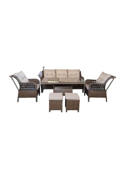 Rattanhome Rose Max Açık Gri