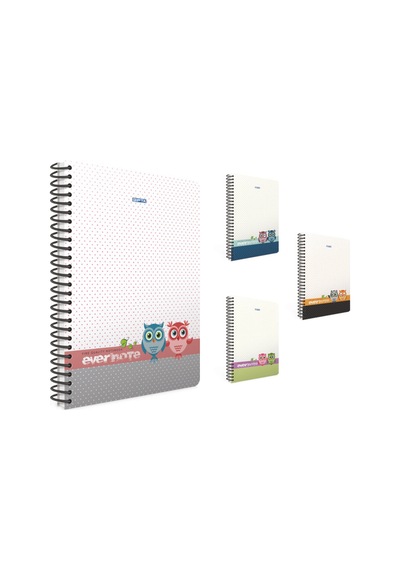 Evernote A4 80 Yaprak Kareli Pp Kapak Spiralli Defter 1695