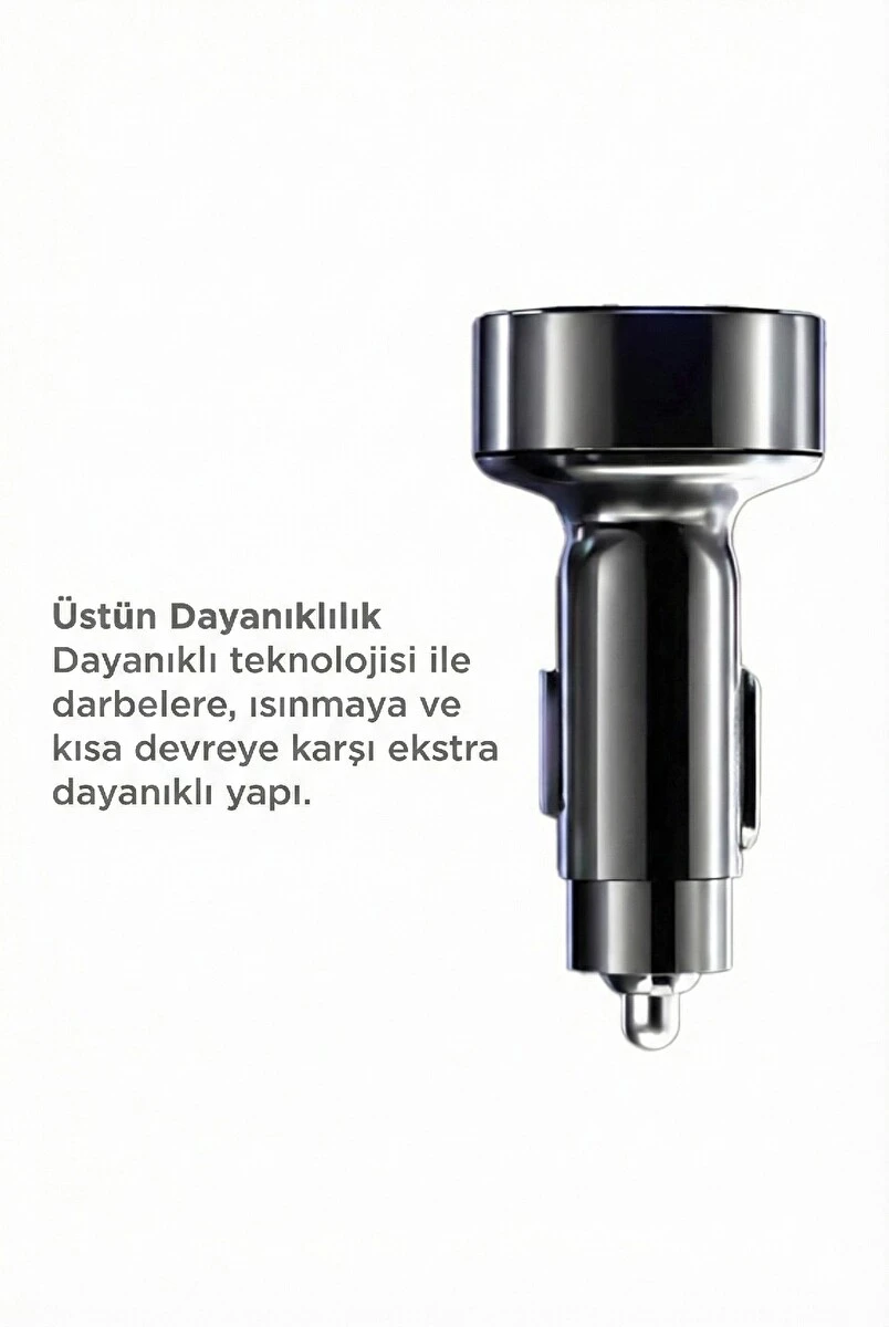 Abatech Hızlı Araç Şarj Cihazı Usb Type-c Destekli 66w G19 Siyah