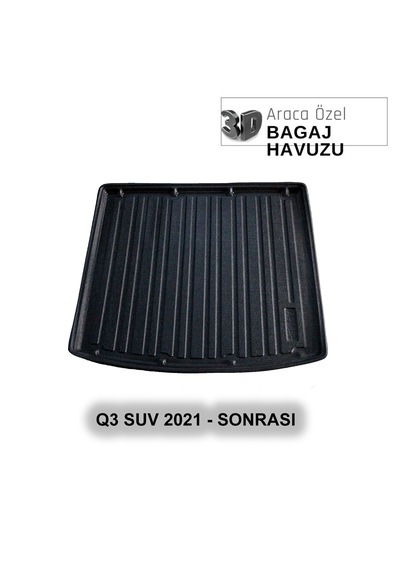 Audı Q3 Suv 2021 + Araca Özel 3d Bagaj Havuzu