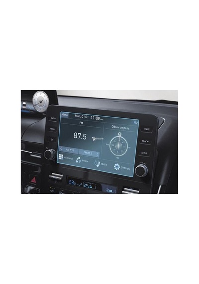 Hyundai Staria Uyumlu 8 İnç Multimedya Araç Ekran Koruyucu Nano Şeffaf 9h Kırılmaz