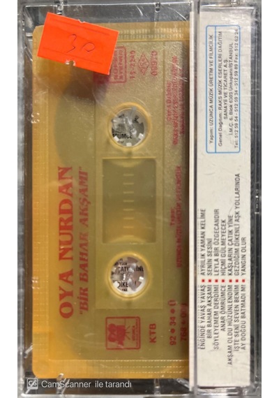 Plak Değildir Kaset Tir Oya Nurdan Bir Bahar Akşamı Kaset