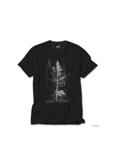 Forest Siyah Tişört Siyah