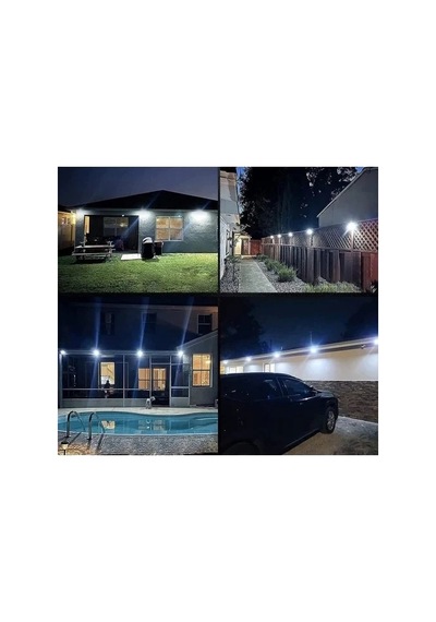 Güçlü 100 Led Dış Mekan Solar Lamba 270 Çok Renkli