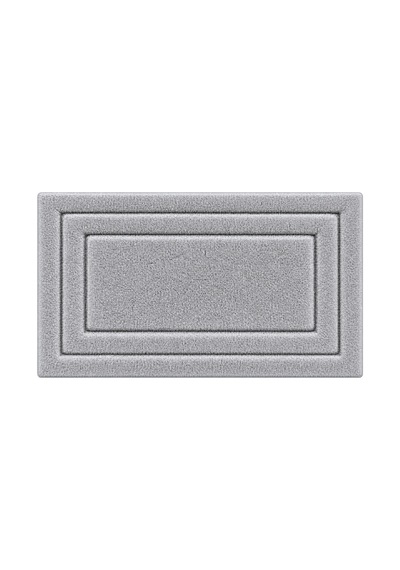 Tek Renk Şık Sade Modern Kaydırmaz Taban Su Emici Banyo Lavabo Mutfak Paspası Gri - 931586531 Gri