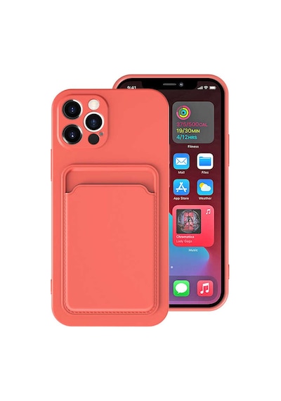 More Tr Apple Uyumlu iPhone 12 Pro Max Uyumlu Mtr Ofix Kılıf-koyu Turuncu