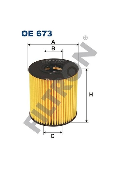 FILTRON OE673 Yağ Filtresi Berlingo III Partner Tepe 207 307 Ec5 308 C3 C4 Tu5Jp4 1.6 16V C5 Ds3 308 Rcz 807 Yağ Filtresi 37877015