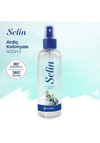 Selin 80 Derece Ardıç + Manolya Esintisi Sprey Kolonya 4 x 100 ML