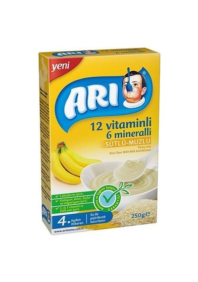 Arı Mama Sütlü Muzlu 250 gr