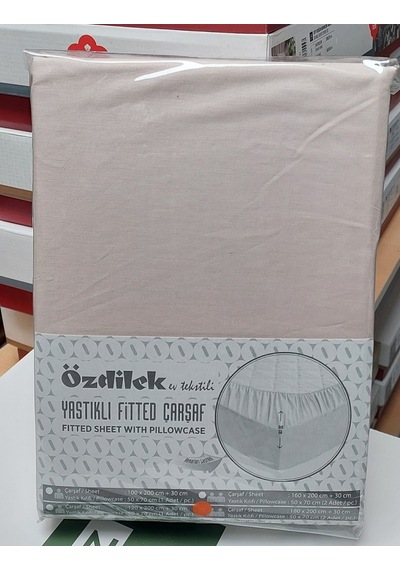 Özdilek Colourist Fitted Tek Kiş. Çarşaf Seti 100x200 Sütlü Kahve Sütlü Kahve