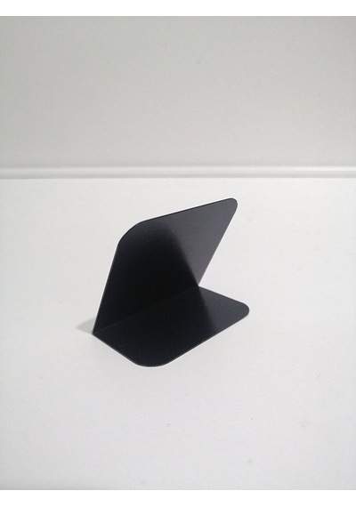 10 Ad Silinebilir Karatahta Etiket Stand 4x4,5 Cm Siyah Etiket