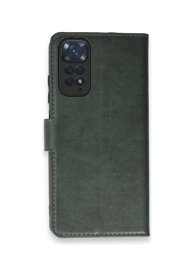 Ilkeshop Newface Xiaomi Redmi Note 11 Pro Kılıf Trend S Plus Kapaklı Kılıf - Yeşil