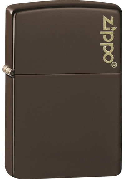 Zippo Logo Classic Brown Çakmak