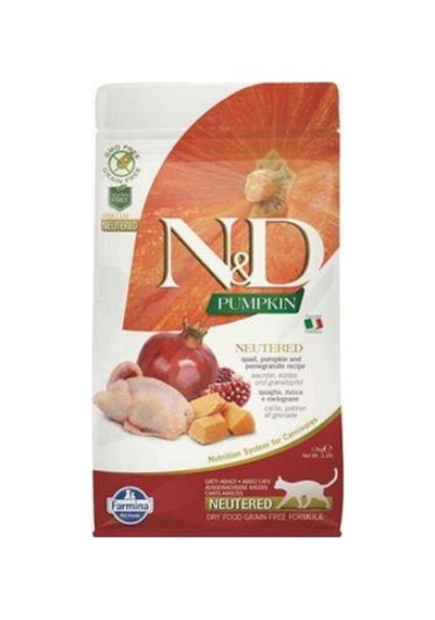 Northcity Kısırlaştırılmış Kedi Maması - Narlı & Bıldırcınlu Tahılsız 5 Kg