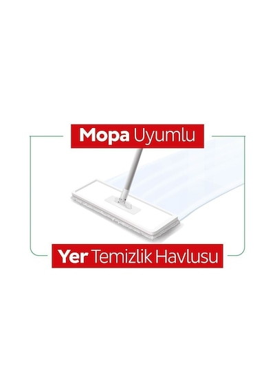 Sleepy Easy Clean Çamaşır Suyu Katkılı Mopa Uyumlu Yer Temizlik Havlusu&Mendili 6x50 (300 Yaprak)