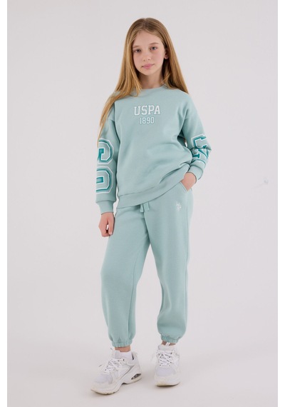 U.S. Polo Assn. U.s. Polo Assn Kız Çocuk Yeşil Eşofman Takımı 5274-48848 Yeşil