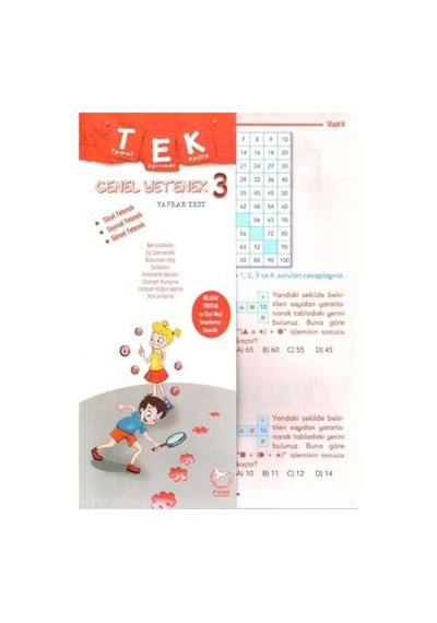 3. Sınıf Genel Yetenek Tek Yaprak Test