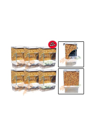 Garden Mix Kuşlar İçin Akıllı Yemlik 6 Adet