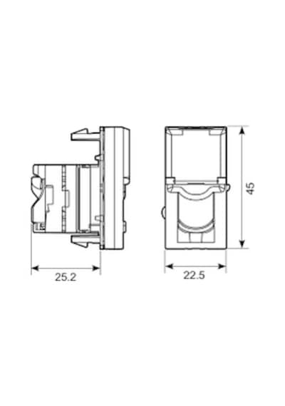 076561 Legrand Rj45 Cat6 Utp Priz