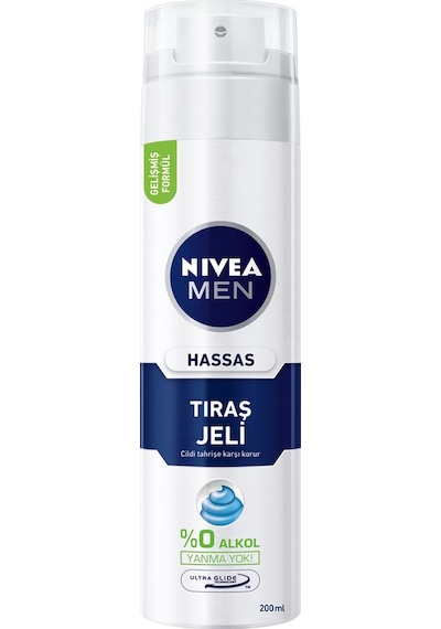 Nivea Men Hassas Tıraş Jeli 200 ML + El Yüz Vücut Kremi 30 ML