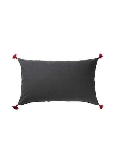 Ikea Skogskorn Dekoratif Yastık 40 X 65 Cm Koyu Gri Koyu Lacivert Kırmızı Çok Renkli
