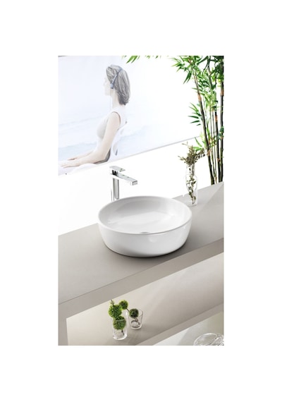 Cerastyle One Lavabo 46 Cm Yuvarlak Çanak Tezgah Üstü Diğer