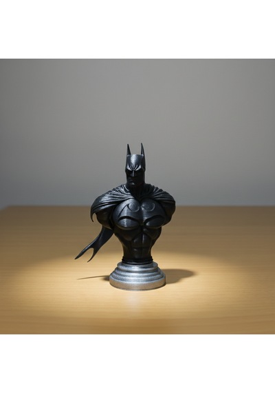 Batman Büst Figür - Kara Şövalye Koleksiyon Serisi 3d Pla Dekoratif Heykel 11,5x9,3 Cm