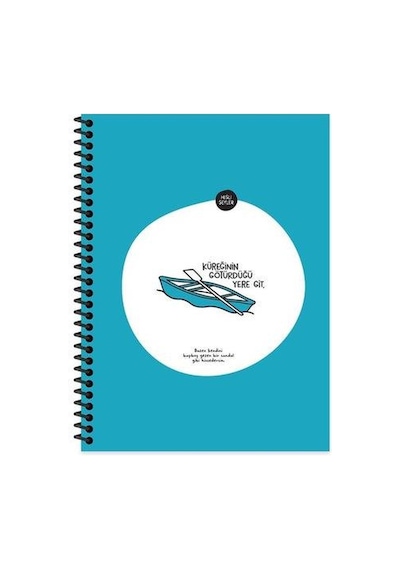 Keskin Color Hisli Şeyler18.5 X 25 80 Yaprak Çizgili Defter - Küreğinin Götürdüğü Yere Git Mavi